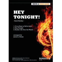         Hey Tonight ! (Rock Medley) - Diverse / Arr. James L. Hosay
    