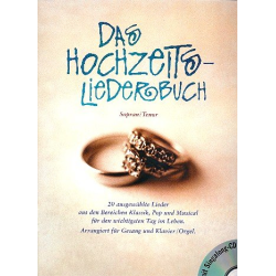         Das Hochzeits-Liederbuch Sopran/Tenor - Singstimme (hoch), Klavier - Diverse
    