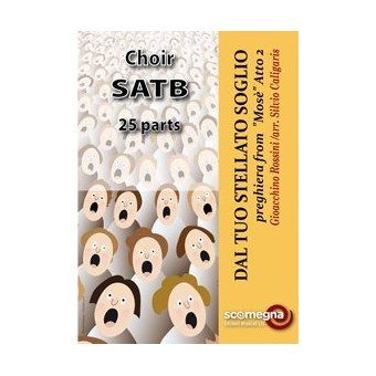 DAL TUO STELLATO SOGLIO (SATB choir set)