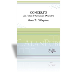         Concerto for Piano and Percussion Orchestra - David R. Gillingham
    