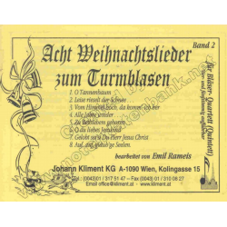         8 Weihnachtslieder zum Turmblasen #2 - Diverse / Arr. Emil Rameis
    