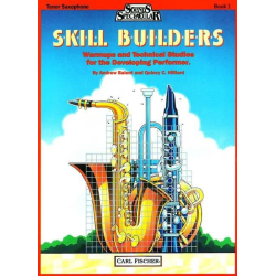        Skill Builders - Book 1 (Tenor Saxophone) - Andrew Balent / Arr. Quincy C. Hilliard
    