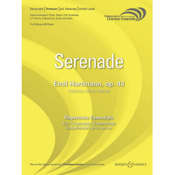         Serenade op.43 für 10 Instrumente (Partitur) - Emil Hartmann
    