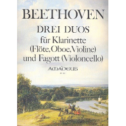         3 Duos WoO27 - Ludwig van Beethoven / Arr. Willy Hess
    