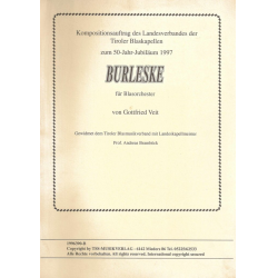         Burleske für Blasorchester - Gottfried Veit
    