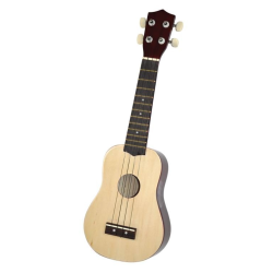         Mini-Gitarre (Ukulele) mit 4 Saiten natur
    