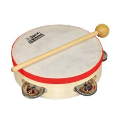         Voggy's kleines Tamburin 18 cm mit Holzschlägel
    