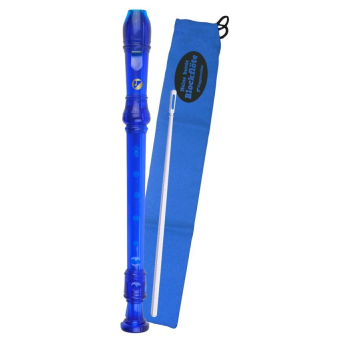 Voggys Kunststoff-Blockflöte (blau) -