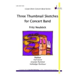         Three Thumbnail Sketches for Concert Band
    