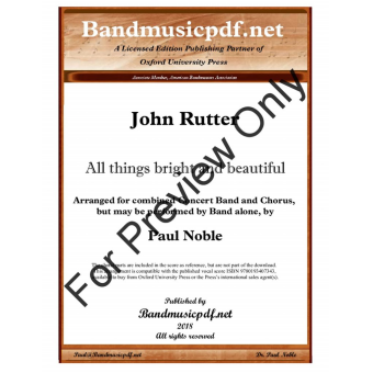 All things bright and beautiful