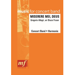         MISERERE MEI, DEUS - Allegri Gregorio / Arr. Bruce Fraser
    