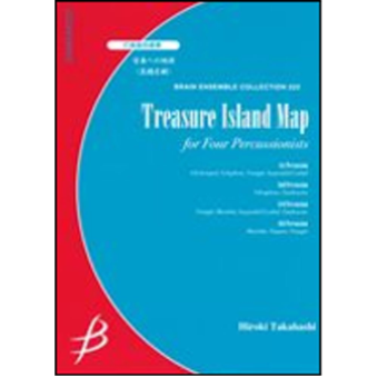Treasure Island Map - Percussion Quartet