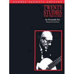        Andres Segovia - 20 Studies for Guitar - Fernando Sor / Arr. Andrés Segovia y Torres
    
