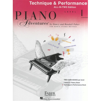 Piano Adventures All-In-Two Level 1 Tech. & Perf.