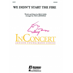         We didn't Start the Fire - Billy Joel / Arr. Paul Jennings
    