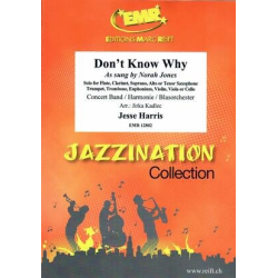         Don't Know Why - Jesse Harris / Arr. Jirka Kadlec
    