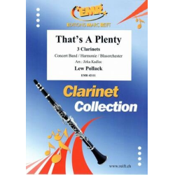         That's A Plenty - Lew Pollack / Arr. Jirka Kadlec
    