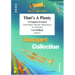         That's A Plenty - Lew Pollack / Arr. Jirka Kadlec
    