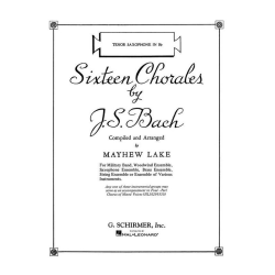         Sixteen Chorales - Johann Sebastian Bach / Arr. Mayhew Lester Lake
    