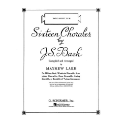         Sixteen Chorales - Johann Sebastian Bach / Arr. Mayhew Lester Lake
    