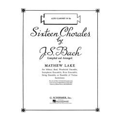         Sixteen Chorales - Johann Sebastian Bach / Arr. Mayhew Lester Lake
    