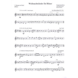         Weihnachtslieder für Bläser - Stimmenheft - Klaus Schuck
    