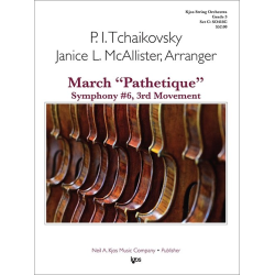         March Pathetique Symphony #6, 3rd Movement - Piotr Ilich Tchaikowsky (Pyotr Peter Ilyich Iljitsch Tschaikovsky) / Arr. Janice Mcallister
    