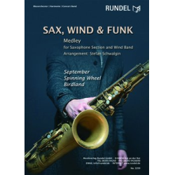         Sax, Wind & Funk Medley - Diverse / Arr. Stefan Schwalgin
    