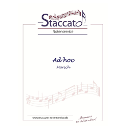         Ad hoc - Blechbesetzung - Michael Schiegg / Arr. Markus Peter
    
