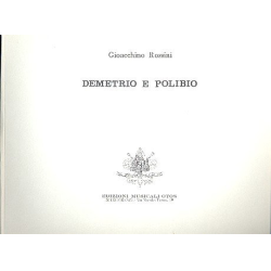         Demetrio e Polibio - Gioacchino Rossini
    