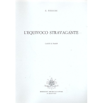 L'equivoco stravagante per canto