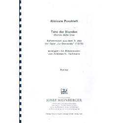         Tanz der Stunden für Flöte, 2 Oboen, - Amilcare Ponchielli
    