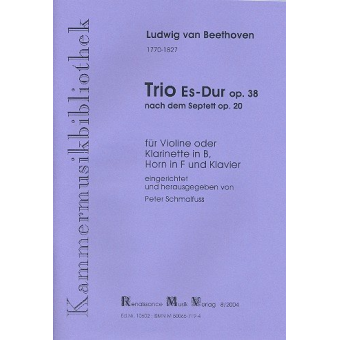 Trio Es-Dur op.38 für Klarinette (VL),
