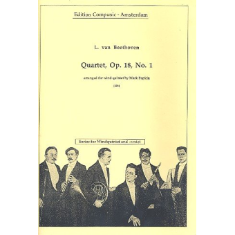 Streichquartett op.18,1 für Flöte, Oboe,