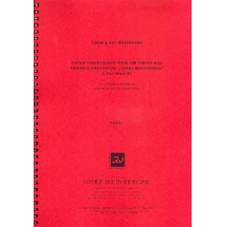         12 Variationen über ein Thema aus Judas Maccabäus G-Dur WoO45 - Ludwig van Beethoven
    