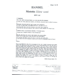         Silete Venti HWV242 - Georg Friedrich Händel (George Frederic Handel)
    