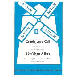         Creole Love Call  und - Duke Ellington
    