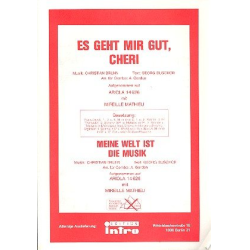         Es geht mir gut Cherie   und - Christian Bruhn
    