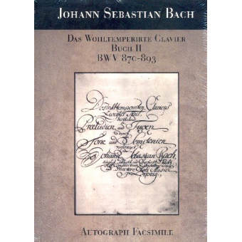 Das wohltemperierte Klavier Band 2 BWV870-BWV893