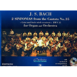         2 Sinfonien aus der Kantate BWV35 (+CD) - Johann Sebastian Bach
    