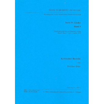Neue Schubert-Ausgabe Serie 4 Band 4