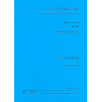 Neue Schubert-Ausgabe Serie 4 Band 13