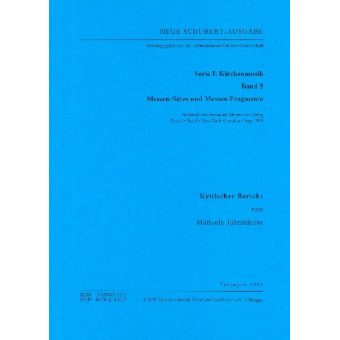 Neue Schubert-Ausgabe Serie 1 Band 5