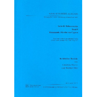 Neue Schubert-Ausgabe Serie 2 Band 9