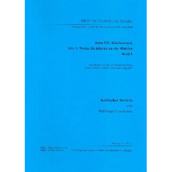 Neue Schubert-Ausgabe Serie 7 Abteilung 1