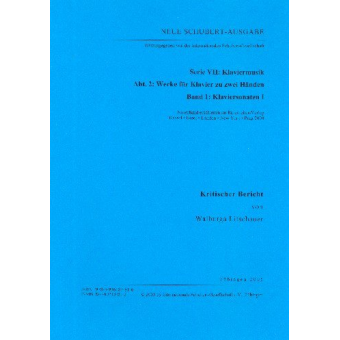 Neue Schubert-Ausgabe Serie 7 Abteilung 2