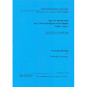 Neue Schubert-Ausgabe Serie 7 Abteilung 2