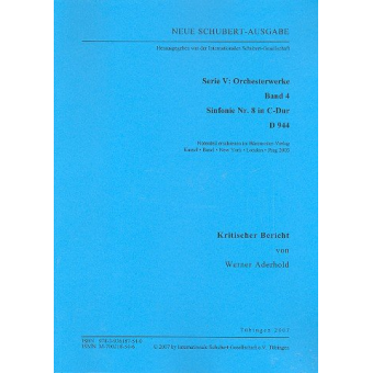 Neue Schubert Ausgabe Serie 5 Band 4