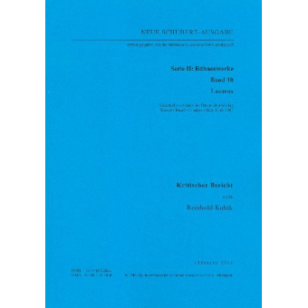 Neue Schubert-Ausgabe Serie 2 Band 10