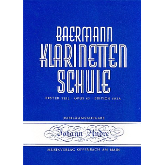 Klarinettenschule Band 1 Erster Teil op.63